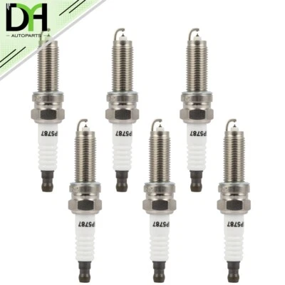 6Pc Iridium & Platinum Spark Plugs For Acura MDX 2010-2013 RL TL ZDX V6 3.7L - Image 1 of 4