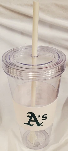 Oakland A's 22oz Straw Tumbler - MLB Cover