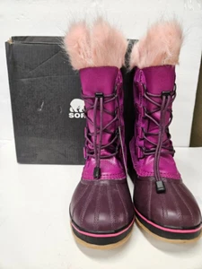 Sorel Youth Joan of arctic Snow Boot, Raspberry/Purple Dahlia, (7 M US Big Kid) - Picture 1 of 7