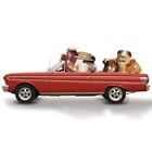 Road trip Guinea pigs in red convertible car blank card Guinea pig Crazy Gang