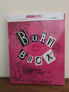 Mean Girls (4K Ultra HD Blu Ray, 2004) 20th Anniversary Burn Book Edition Sealed - Picture 1 of 2