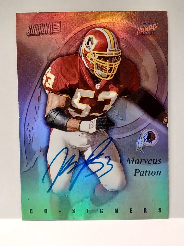 1997 TOPPS STADIUM CLUB CO-SIGNERS ALONZO SPELLMAN & MARVUS PATTON # CO96 - Image 1 of 4