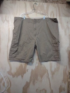 Wrangler Authentics Mens Size 50x11 Khaki  Beige Cotton Cargo Shorts ZM6BSAO1520 - Picture 1 of 11