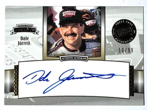 HOF'er DALE JARRETT 2012 Press Pass Legends AUTOGRAPH GOLD PARALLEL #d/99 Card - Picture 1 of 3