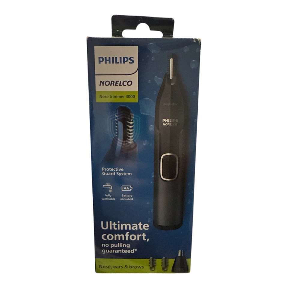 Philips Norelco Series 3000 Men's Nose/Ear/Eyebrows Electric Trimmer - NT3600/62 - Image 1 of 1