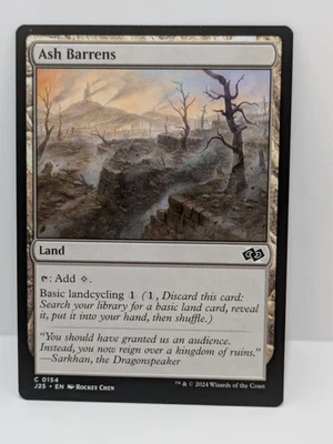 Jumpstart - Ash Barrens - Land - Common - J25 154 - Colorless - - Image 1 of 2