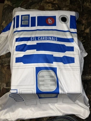 St. Louis Cardinals Hooded Long-Sleeve Pullover Shirt Adult Medium Star Wars - Image 1 of 2