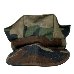 USMC Marine Corps Woodland EGA Hat Large USA Camouflage Utility Cover - Picture 1 of 9