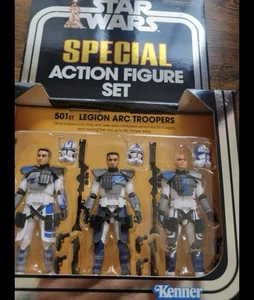STAR WARS Set Speciale Soldati Arco Legione 3,75" 501° Collezione Vintage - Foto 1 di 1