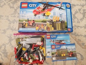 Lego City Fire Response Unit 60108 100% Complete with Box & Instructions