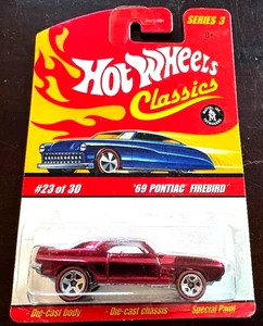 NIB 2006 1969 PONTIAC FIREBIRD T/A RED HW HOT WHEELS CLASSICS 1/64 SERIES 3 #23 - Picture 1 of 3