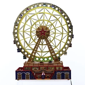 Mr. Christmas Weltausstellung Großes Riesenrad musikalisch animiert in Box mit Strom - Bild 1 von 8
