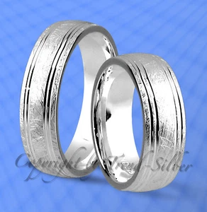 Anillos de boda anillos de compromiso PLATA 925 incl. grabado J34x - Imagen 1 de 1