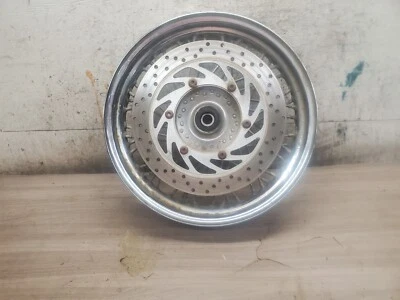 Yamaha V-Star 650 XVS XVS650 2007 clásico rueda delantera y rotores Foto 1 de 4