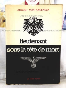 LEUTNANT UNTER DEM TOTENKOPF, AUGUST VON KAGENECK, VERLAG. LA TABLE RONDE, 1968 - Bild 1 von 16
