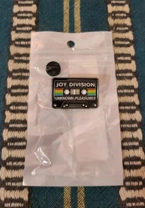 Joy Division Cass Tape Enamel Pinback Brand New Mint Condition 3cm Approx Size  - Picture 1 of 2