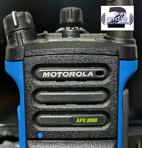 Genuine Motorola APX 8000 6000 Black Refresh Speaker Grille Kit choose Nameplate - Picture 1 of 1