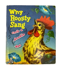 Vintage WHY ROOSTY SANG Childrens Book 1948 Marguerita Page Whitman Publishing - Picture 1 of 11