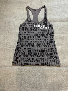 Under Armour Tank Top Womens All Over Print Sleeveless Gray Force of Nature - Picture 1 of 4