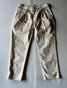 One Teaspoon Womens Size 34 Light Beige Cotton Pants Euc - Picture 1 of 10
