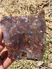 West Texas Red And Gold Moss Agate Slab