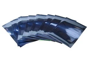 900 Stück ESD antistatische metallische Abschirmbeutel 2,2 Zoll x 7 Zoll _ 55 x 180 mm _ VERWENDBARE GRÖSSE - Bild 1 von 12