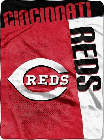 Cincinnati Reds MLB 60" x 80" Blanket Thick Soft Plush Cover