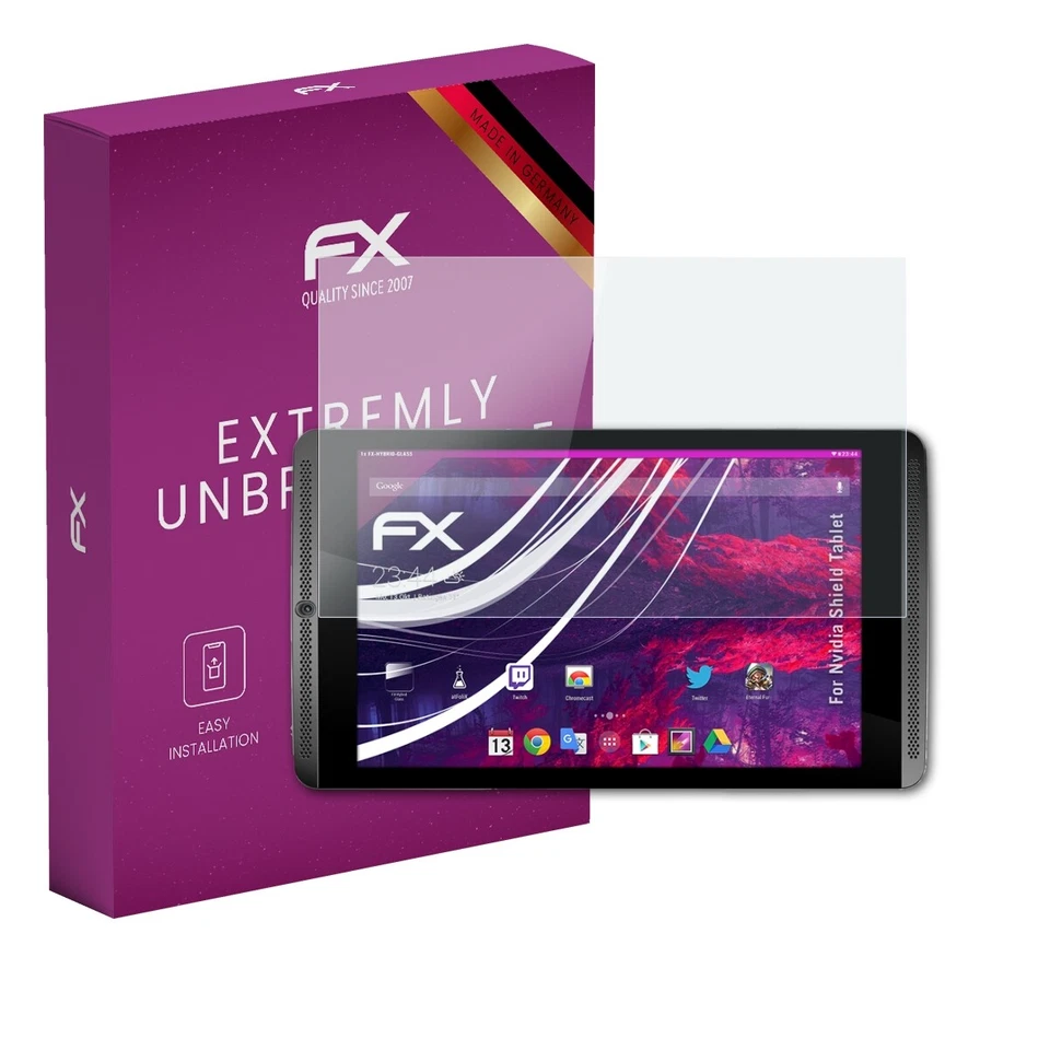 atFoliX Glass Protector for Nvidia Shield Tablet 9H Hybrid-Glass - Image 1 of 4
