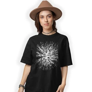 Forest Clearing Silhouette T-Shirt Birthday Gift - Picture 1 of 3