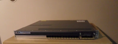 CISCO WS-C3750X-12S-S 12-Port SFP Gigabit Switch ios-15.2-tar  C3KX-NM-10G 3750X - Image 1 of 4