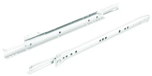White Drawer Roller Guides - Team Mount - Various Lengths - Picture 1 of 1