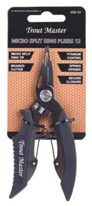SPRO Truite Master Micro Split Anneau Pliers 12cm Pince à Circlips Avec Ciseaux - Photo 1/3