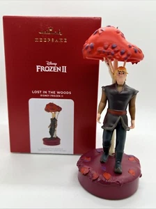2021 Hallmark Magic Sound Disney Frozen II Lost in the Woods Kristoff Ornamento - Foto 1 di 2