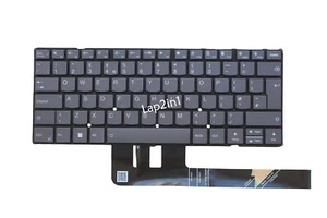 New Lenovo Yoga Pro 7 7i 14IRH8 / 14APH8 UK Grey Backlit Keyboard SN21K43972 - Afbeelding 1 van 2