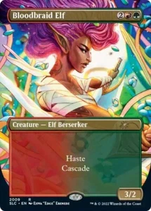 Bloodbraid Elf BORDERLESS - 2009 - Secret Lair 30th Anniversary Countdown MTG - Bild 1 von 1