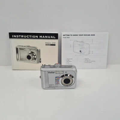 Vivitar Vivicam 4345 4.0MP Digital Camera With Manual Fully Working - Image 1 of 4