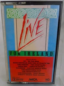 Live For Ireland ( Cassette, 1987 MCA ) Rock Music - Picture 1 of 3