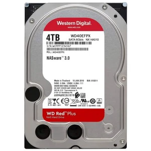 Hard Drive WD Red Plus WD40EFPX NASware 3.0 4TB 5.4K 256MB SATA III 3.5'' - Picture 1 of 3