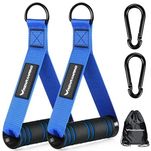 Gym Exercise Handles, Handle Attachments for Cable Machine Pulleys, Resistanc... - Picture 1 of 9