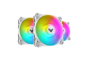 Asus Lots de 3 Ventilateurs TUF Gaming TF120 ARGB White Edition - Photo 1/7