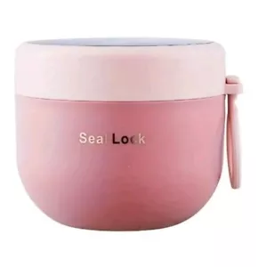 Large 600ml Thermal Lunch Box - Soup Advanced Insulation Keeps Food Fresh & Hot - Picture 1 of 5