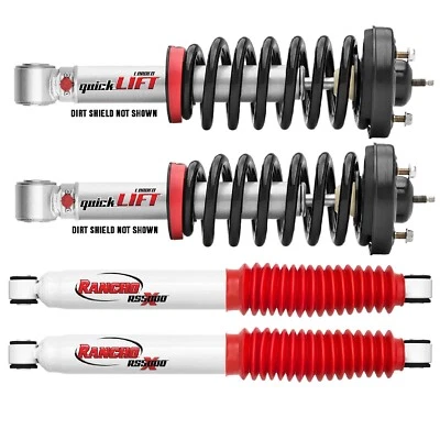 Rancho Front RS9000XL Struts & Rear RS5000X Gas Shocks for 09-13 Ford F-150 4WD Foto 1 de 4