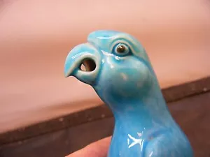 fine Chinese turquoise pottery bird - Picture 1 of 12