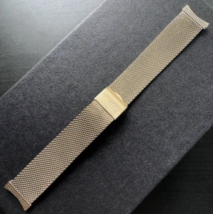 Vintage Kreisler Stelux Fit Bulova Accutron Gold Fill Metal Band Bracelet BU-1 - Picture 1 of 10