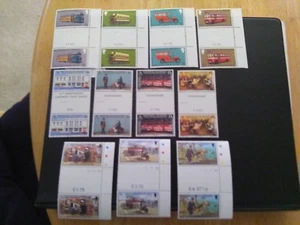 GUERNSEY 3 SETS MNH STAMPS 1979-80 GUTTER PAIRS TRAFFIC LIGHTS. - Picture 1 of 2