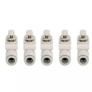 5Pcs Air Flow Control Valve PVC Fast Change Pneumatic Hose Fitting for Duct Tool - Picture 1 of 12