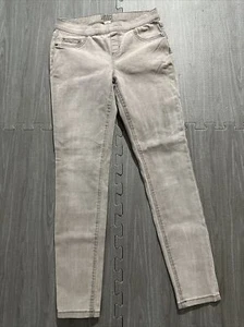 Justice Gray Stretchy Girls Mid Rise Pull On Jean Leggings Jeggings Pants 14 - Picture 1 of 2