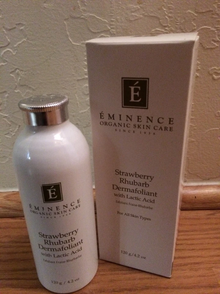 Eminence Strawberry Rhubarb Dermafoliant 4.2 oz. Facial Exfoliant, Organic - Image 1 of 3