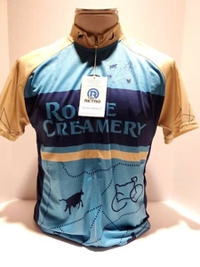 Retro Image Apparel Mens Cycling Jersey Short Sleeve Full Zip Sz XL - Picture 1 of 4