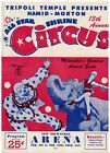 1952 Tripoli Shriner Circus Program Milwaukee Wisconsin Hamid-Morton Circus